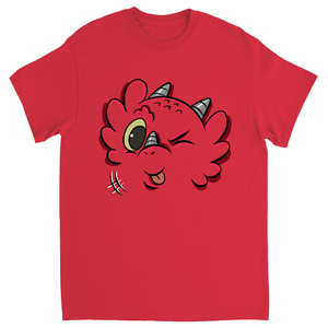 Silly Dragon - Emotion T-Shirt - Red (Adult Sizes)
