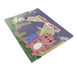 Great Job Art Print (Dragon Affirmations For Kids)