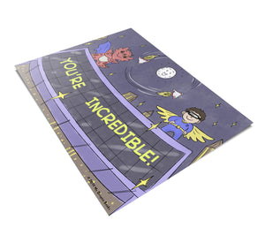 You're Incredible Art Print (Dragon Affirmations For Kids)