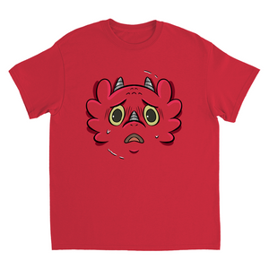 Scared Dragon - Emotion T-Shirts - Red (Youth Sizes)