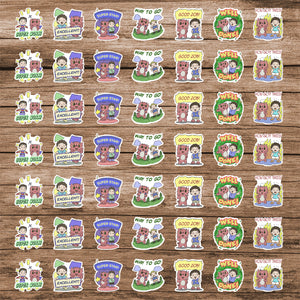 1'' Affirmation Stickers - Diggory Doo and Drew