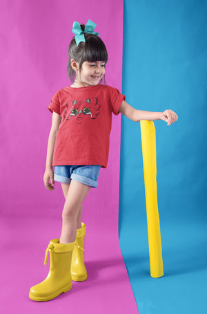 Sad Dragon - Emotion T-Shirts - Red (Youth Sizes)