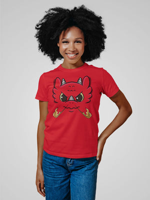 Angry Dragon - Emotion T-Shirt - Red (Adult Sizes)
