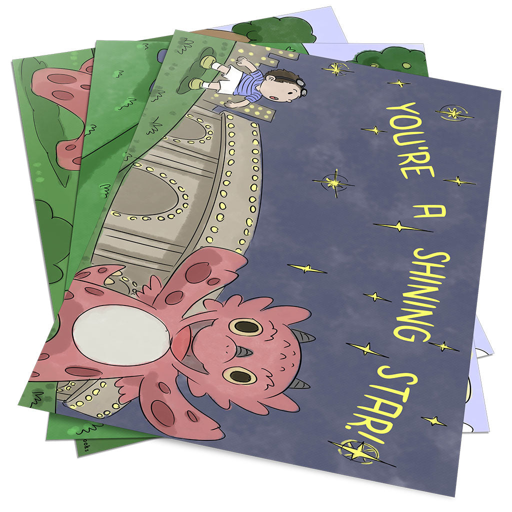 2'' Affirmation Stickers - Diggory Doo - My Dragon Books