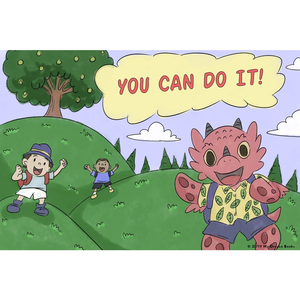 You Can Do It Art Print (Dragon Affirmations For Kids)