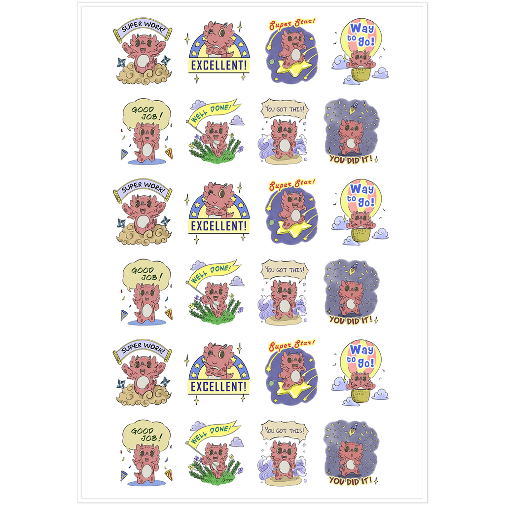 2'' Affirmation Stickers - Diggory Doo