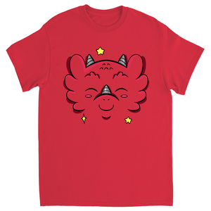 Happy Dragon - Emotion T-Shirt - Red (Adult Sizes)