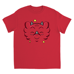 Happy Dragon - Emotion T-Shirts - Red (Youth Sizes)