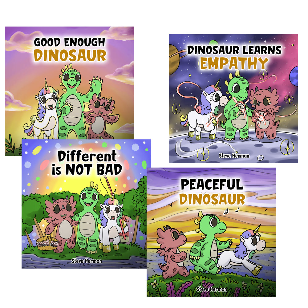 Dinosaur and Friends Full Series (4 Books) (Paperback)