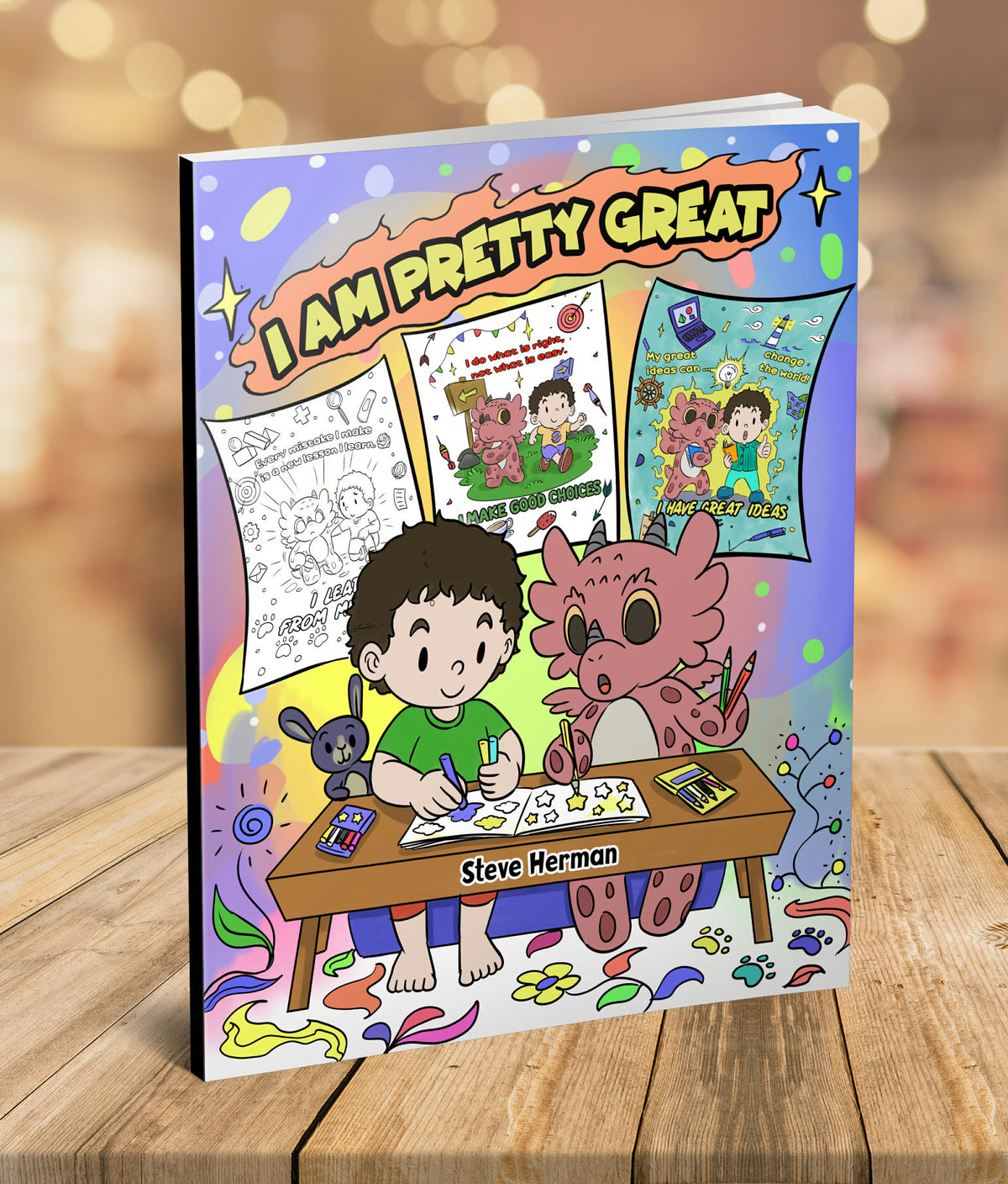 I Am Pretty Great: A Dragon Coloring Book About Self-Esteem, Self-Confidence and Positive Affirmations.  (My Dragon Coloring Book)